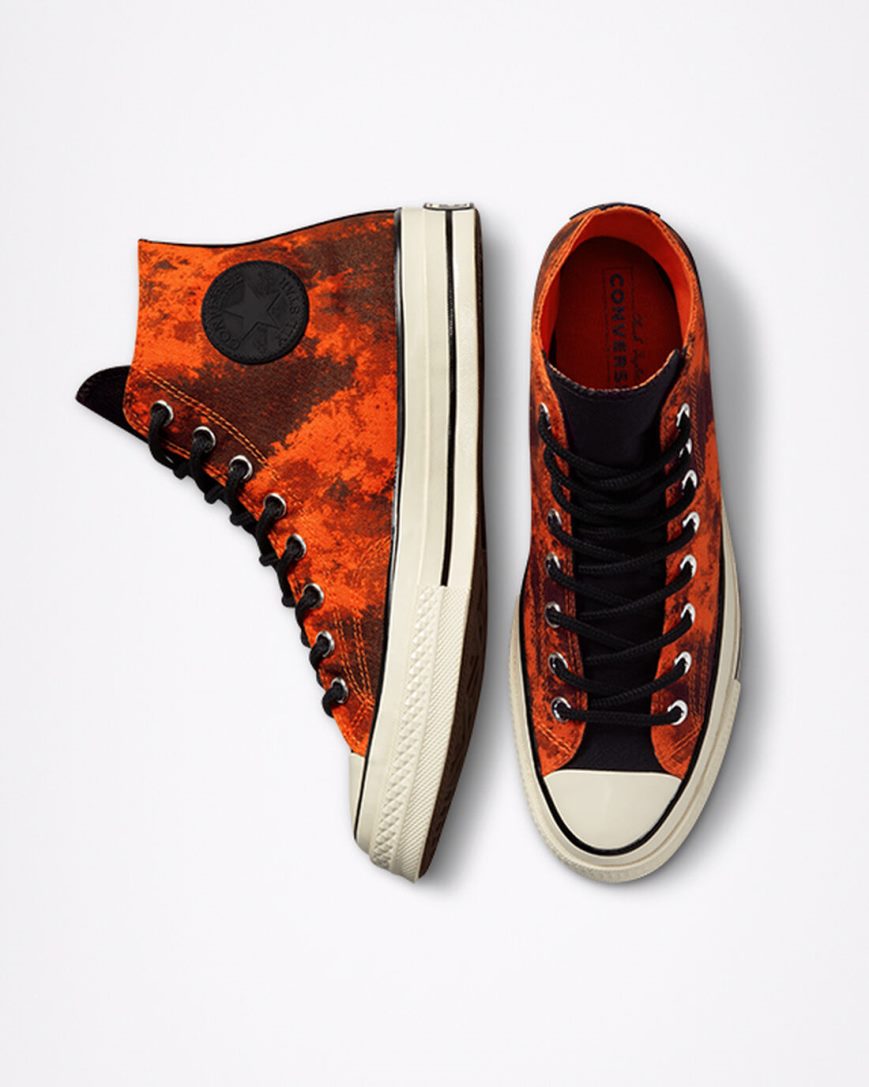 Tenis Converse Chuck 70 GORE-TEX® Cano Alto Feminino Laranja Pretas | PT X038174